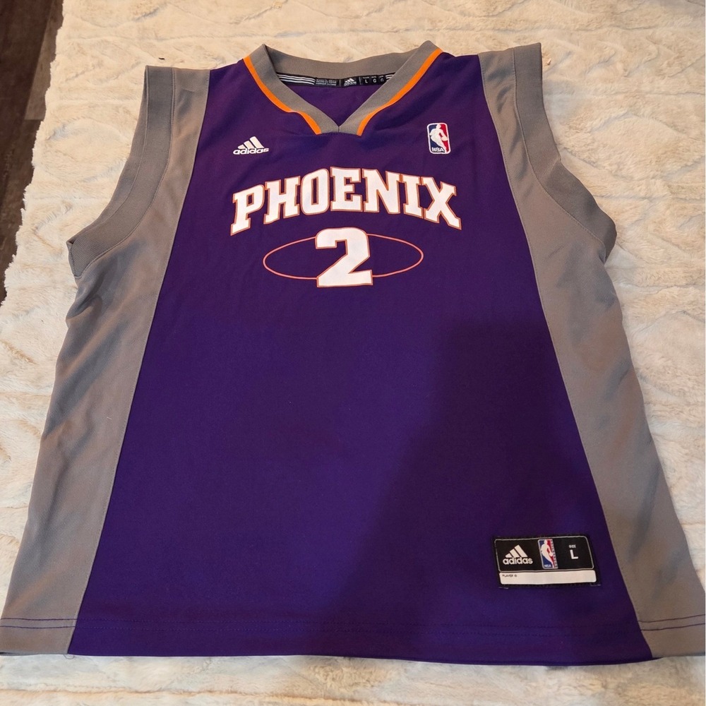Adidas Phoenix Sun Eric Bledsoe 2 NBA Jersey Youth Large Purple Basketball Shirt